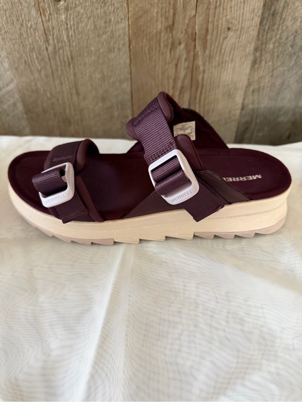 Merrell Women’s Plum Platform Buckle Sandals - Picture 7 of 9